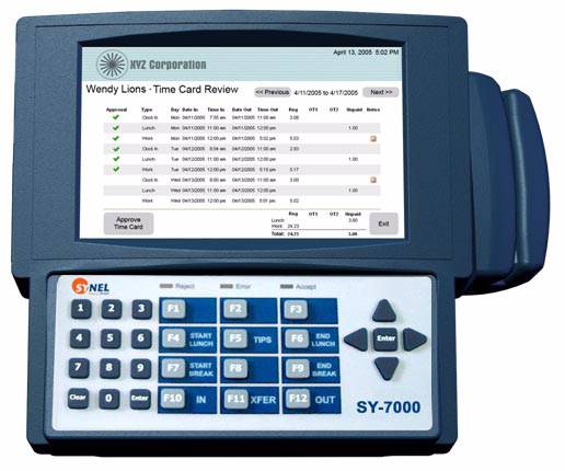 SY7XXX - контроллер, терминал  для систем контроля доступа и учёта рабочего времени